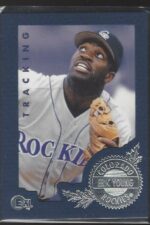 #180 Eric Young 1996 Fleer Emotion XL