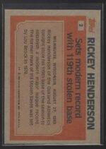 #  2 1982 Record Breaker 1983 Topps - Image 2