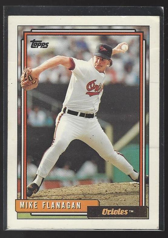 #218 Mike Flanagan 1992 Topps