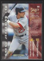 #232 Gregg Jefferies 1994 Select - Image 2