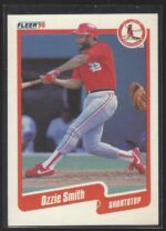 #260 Ozzie Smith 1990 Fleer