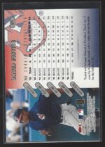 #291 David Justice 1997 Donruss - Image 2