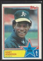 #391 Rickey Henderson All Star 1983 Topps