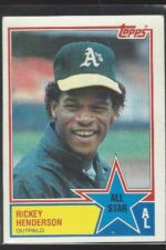 #391 Rickey Henderson All Star 1983 Topps