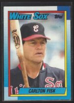#420 Carlton Fisk 1990 Topps