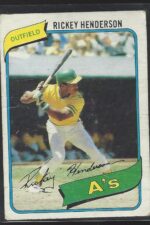 #482 Rickey Henderson 1980 Topps