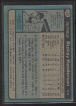 #482 Rickey Henderson 1980 Topps - Image 2