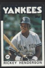 #500 Rickey Henderson 1986 Topps