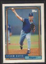 #556 Storm Davis 1992 Topps