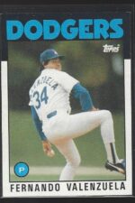 #630 Fernando Valenzuela 1986 Topps