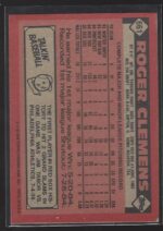 #661 Roger Clemens 1986 Topps - Image 2