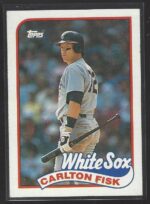 #695 Carlton Fisk 1989 Topps