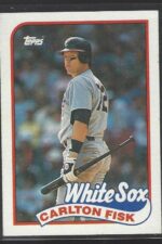 #695 Carlton Fisk 1989 Topps