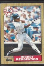 #735 Rickey Henderson 1987 Topps