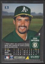 # 75 Steve Ontiveros 1996 Pinnacle - Image 2