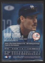 # 87 Wade Boggs 1996 Fleer Emotion XL - Image 3