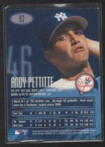 # 93 Andy Pettitte 1996 Fleer Emotion XL - Image 2