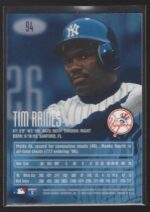# 94 Tim Raines 1996 Fleer Emotion XL - Image 2