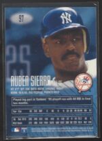 # 97 Ruben Sierra 1996 Fleer Emotion XL - Image 2