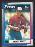#137 Marty Pevey 1990 Topps
