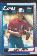 #137 Marty Pevey 1990 Topps