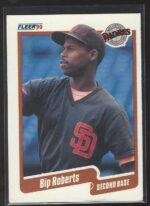 #166 Bip Roberts 1990 Fleer