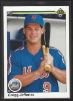 #166 Gregg Jefferies 1990 Upper Deck