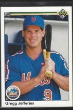 #166 Gregg Jefferies 1990 Upper Deck