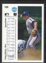 #166 Gregg Jefferies 1990 Upper Deck - Image 2