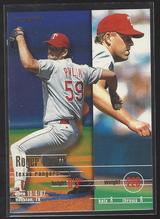 #293 Roger Pavlik 1995 Fleer