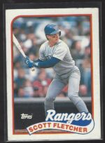 #295 Scott Fletcher 1989 Topps