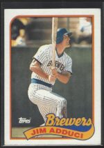 #338 Jim Adduci 1989 Topps