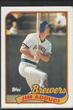 #338 Jim Adduci 1989 Topps