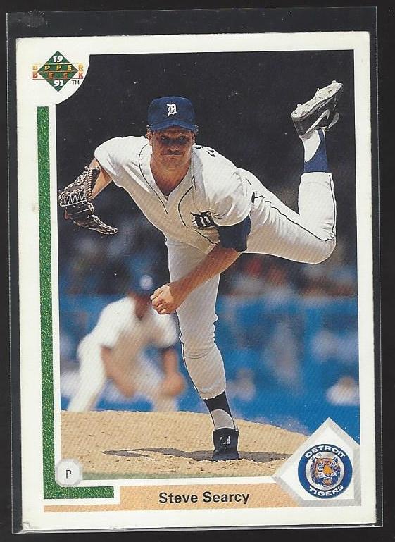 #338 Steve Searcy 1991 Upper Deck