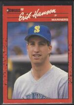 #345 Erik Hanson 1990 Donruss