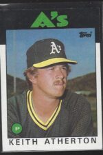 #353 Keith Atherton 1986 Topps