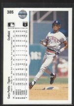 #385 Greg Pettis 1990 Upper Deck - Image 2