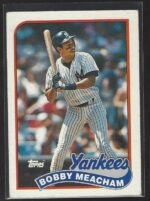 #436 Bobby Meacham 1989 Topps
