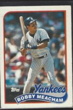 #436 Bobby Meacham 1989 Topps