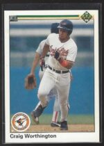 #444 Craig Worthington 1990 Upper Deck