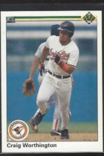 #444 Craig Worthington 1990 Upper Deck