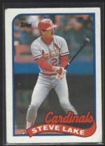 #463 Steve Lake 1989 Topps