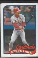 #463 Steve Lake 1989 Topps