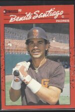 #465 Benito Santiago 1990 Donruss