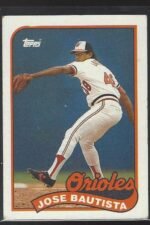 #469 Jose Bautista 1989 Topps