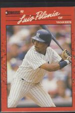 #547 Luis Polonia 1990 Donruss