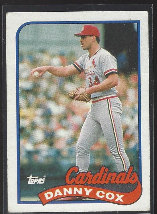 #562 Danny Cox 1989 Topps