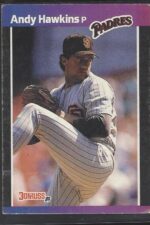 #583 Andy Hawkins 1989 Donruss