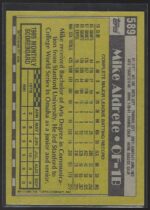 #589 Mike Aldrete 1990 Topps - Image 2