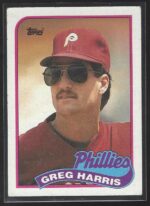 #627 Greg Harris 1989 Topps